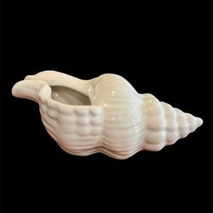 ❣️SALE❣️Vintage Ceramic SeaShell Planter Home Decor Ocean